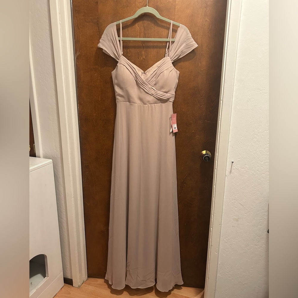 NWT Birdy Grey Taupe Spence Convertible Bridesmaid Dress
